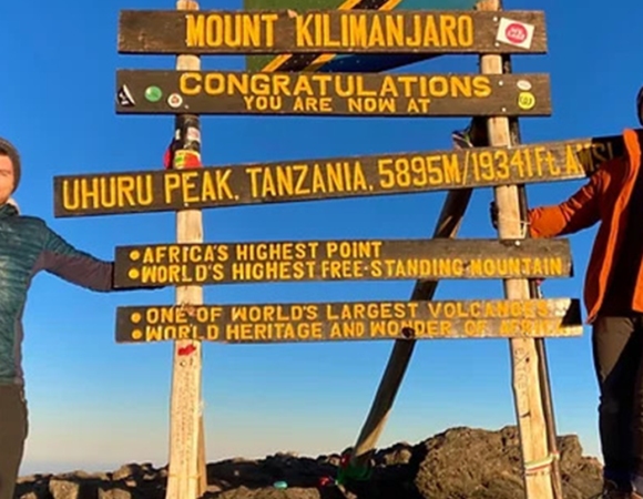 A Story from Brian & Seán on Kilimanjaro with us