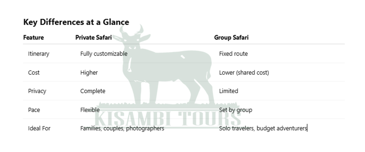 Tanzania Private Tour and Group Safari