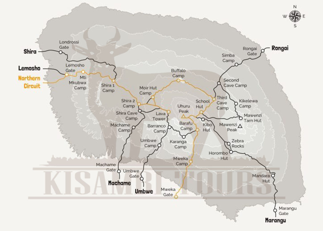 best recommended Kilimanjaro hiking trails